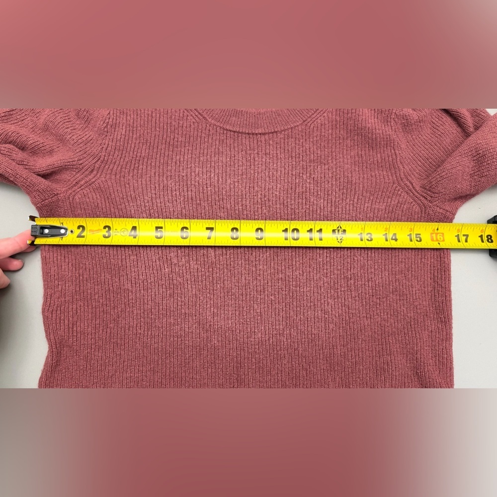 Madewell Women's Rich Red Crew Neck Sweater Size S - Picture 10 of 12